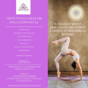 Yoga a Chiavari Open week