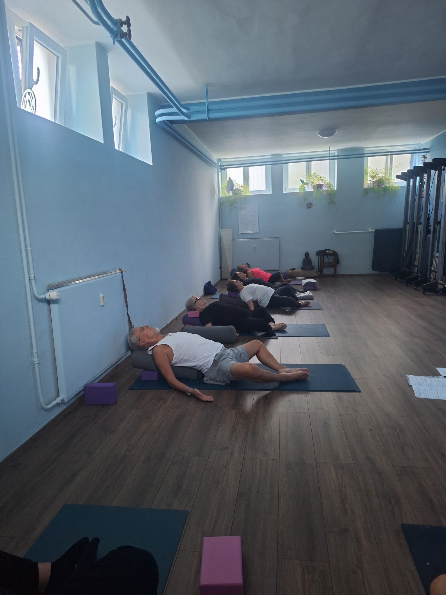 Lezione di yoga a Bresso